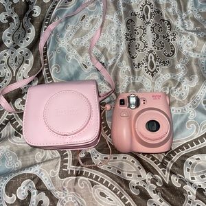 Instax camera pink